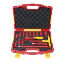 16-Piece 10mm Series VDE Insulated Socket Set