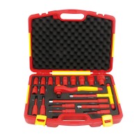 20-Piece 12.5mm Series VDE Insulated Socket Set